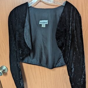 Dave & Johnny Black Velvet Jacket